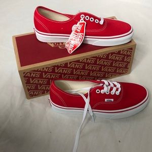Red Old School Vans